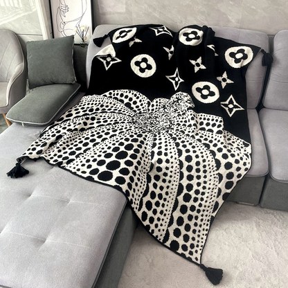 Knitted Sofa Throw Blanket – Skin-Friendly & Soft Touch