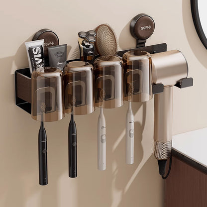 Bathroom No-Drill Storage Holder – Waterproof, Rustproof & Sturdy