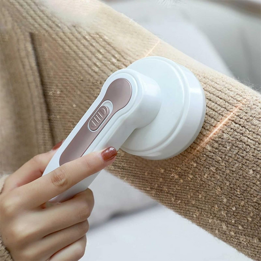 Electric Fabric Shaver – 3-Blade Cutter with Powerful Suction