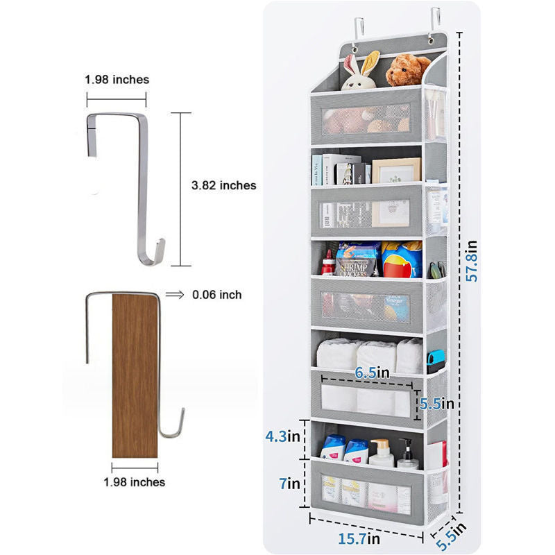 Space-Saving Hanging Organizer for Bedroom, Bathroom & Closet