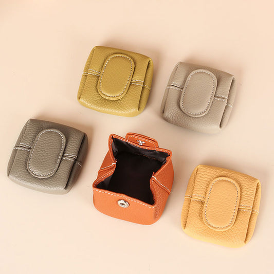 Premium Leather Mini Coin Wallet – Easy Access