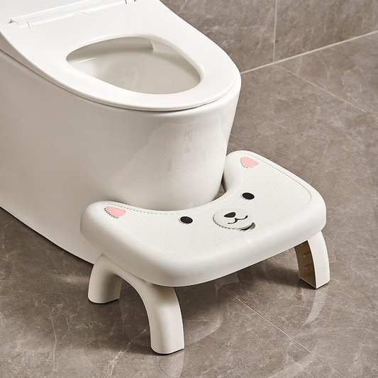 Foldable Toilet Stool – Portable, Aromatherapy Shelf Design