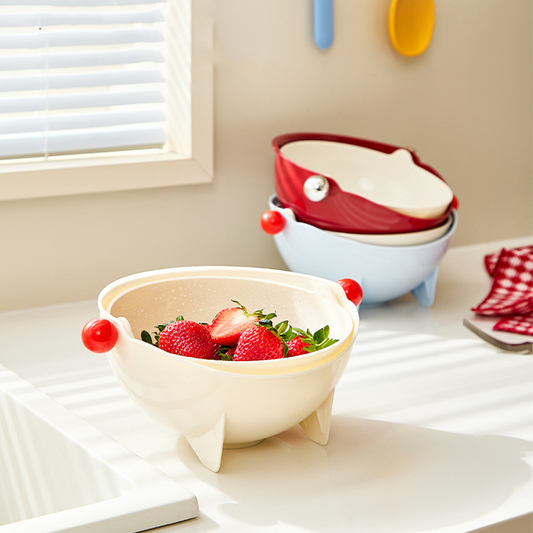 Rotating Drain Basket – High Temperature Resistant, Easy to Clean