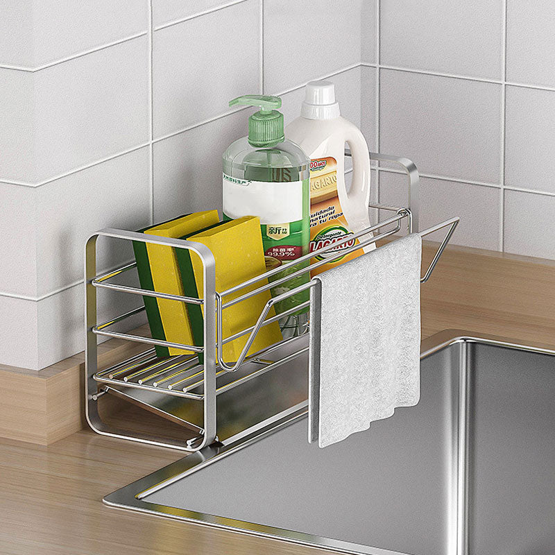 Sad Kitchen Rag Stainless Steel Kitchen Rag Drain Rack – Rustproof, Durable & Easy to ...