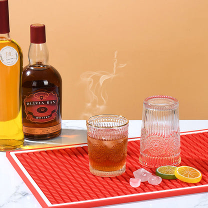 Bar Counter Dish Drying Mat – Quick Drain & Anti-slip and Shock Absorption