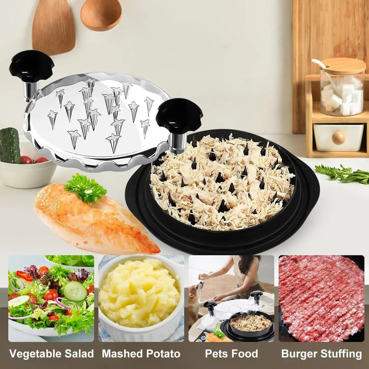 ShredMaster Pro | 10-Second Rapid Meat Shredder & Multi-Processor