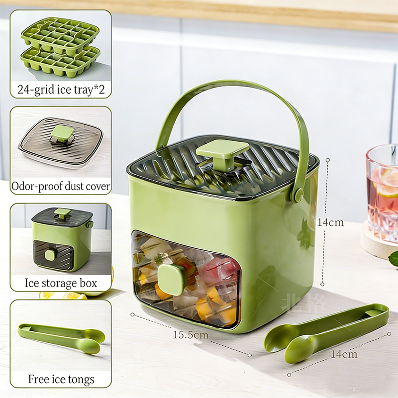 PureChill · Easy-Release Silicone Ice Maker with Storage Bin