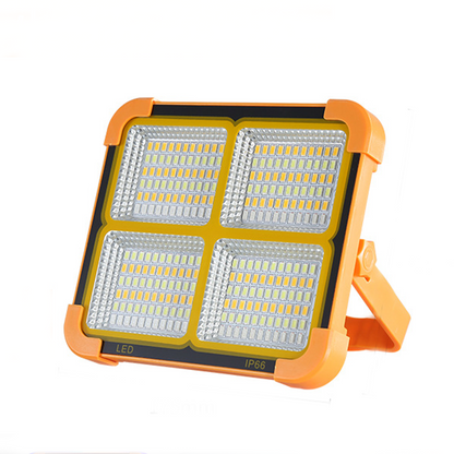 SolarMatrix · Heavy-Duty IP66 Solar Floodlight & Emergency Power Station