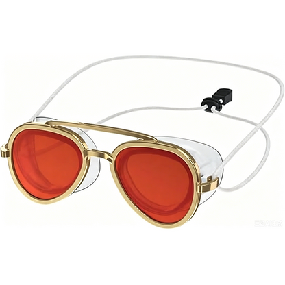 HydroVibe™ Full-View Anti-Fog Swim Goggles — Retro Pilot Panoramic Water-Sports Eyewear
