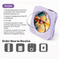 Portable Bluetooth CD Player Rechargeable 2600mAh Desktop Music Player