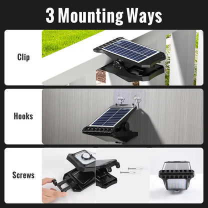 LuminaClamp · Hybrid Solar Motion Sensor Light