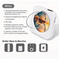 Portable Bluetooth CD Player Rechargeable 2600mAh Desktop Music Player