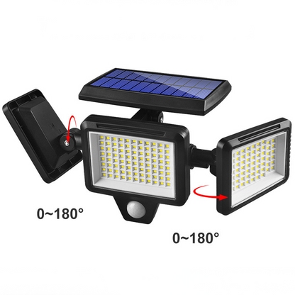 NovaShine · 3-Head Smart Solar Motion Floodlight