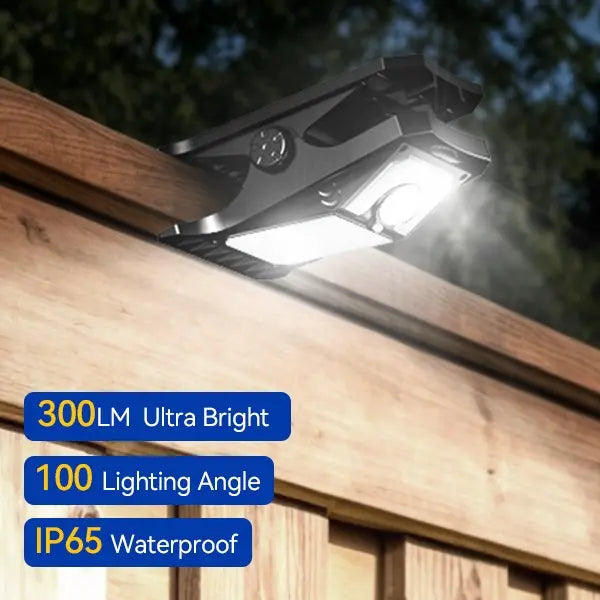 LuminaClamp · Hybrid Solar Motion Sensor Light