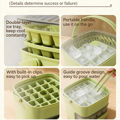 PureChill · Easy-Release Silicone Ice Maker with Storage Bin
