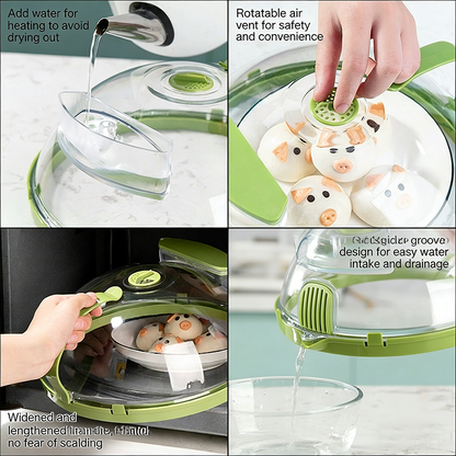 FreshLock · High-Temp Microwave Splatter Guard