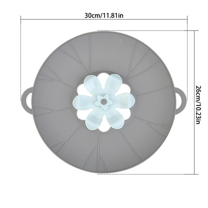 Silicone Anti-Spill Pot Lid & Fresh-Keeping Cover – Heat Resistant