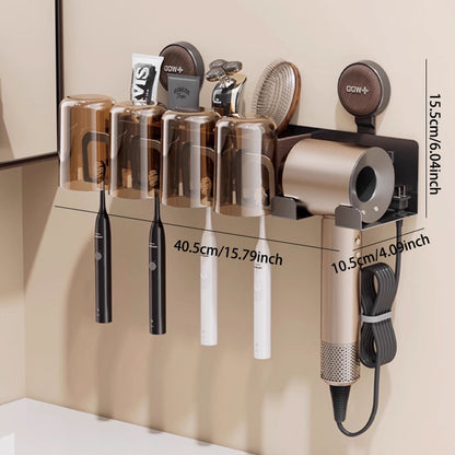 Bathroom No-Drill Storage Holder – Waterproof, Rustproof & Sturdy