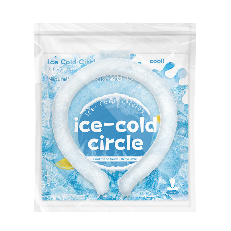 AeroChill™ IceCore Cooling Neck Ring – Ultra-Light Wearable Neck Cooler