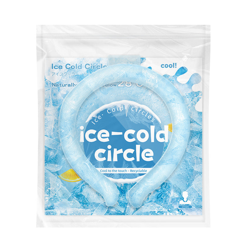 AeroChill™ IceCore Cooling Neck Ring – Ultra-Light Wearable Neck Cooler