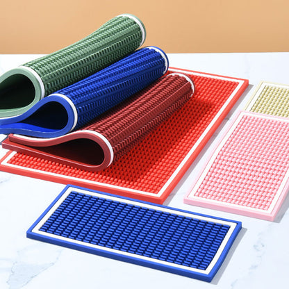 Bar Counter Dish Drying Mat – Quick Drain & Anti-slip and Shock Absorption