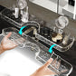 Acrylic Suction Faucet Organizer – Space-Saving & Efficient Drainage