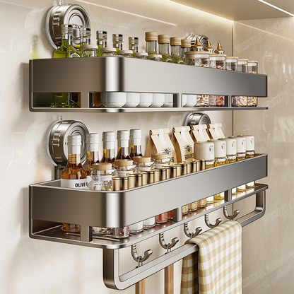 Suction Cup Bathroom Storage – Premium Material & Strong Load Capacity