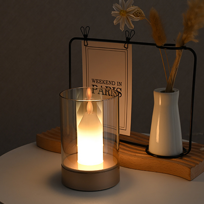 Realistic LED Candle Lamp – Gesture Control, Adjustable Brightness