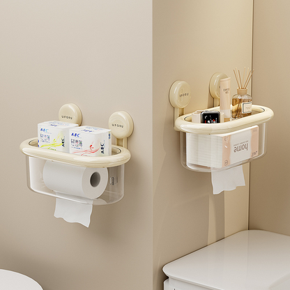 Multi-Functional Suction Storage Box – No Drill Installation, Strong Load Capacity