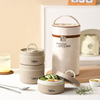 Minimalist 304 Stainless Steel Insulated Lunch Box – Durable & Leak-Resistant