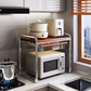 Microwave Storage Rack – Space-Saving Design, Durable Carbon Steel