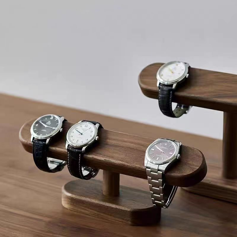 Walnut Wood Watch Stand - Minimalist and Elegant, Premium Quality