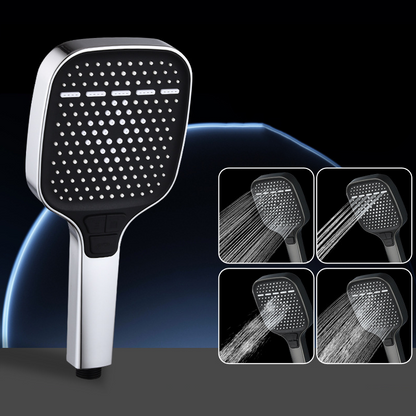 High-Pressure Shower Head – 4 Spray Modes & Large Panel