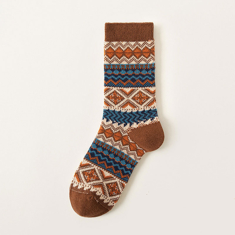 Bohemian Style Winter Socks: Soft & Skin-Friendly