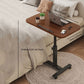 Mobile Adjustable Bedside Table – C-Shaped Design with Swivel Wheels