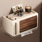No-Drill Suction Paper Towel Holder – Wood & Metal, Strong Load Capacity