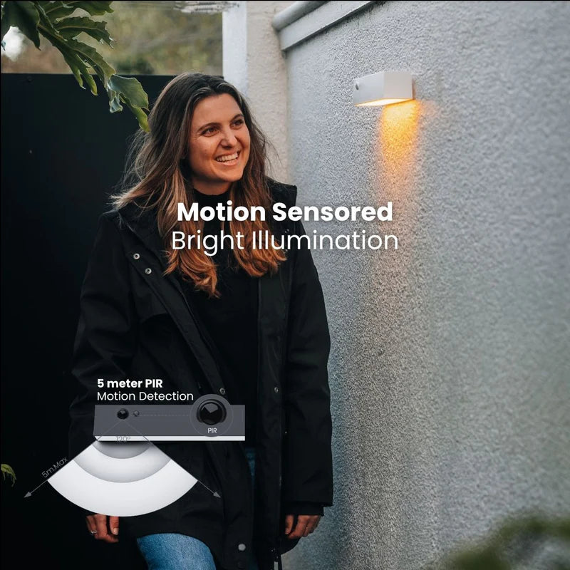 LuminaRail All-Weather Smart Solar Wall Light