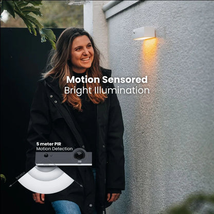 LuminaRail All-Weather Smart Solar Wall Light