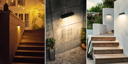 LuminaRail All-Weather Smart Solar Wall Light