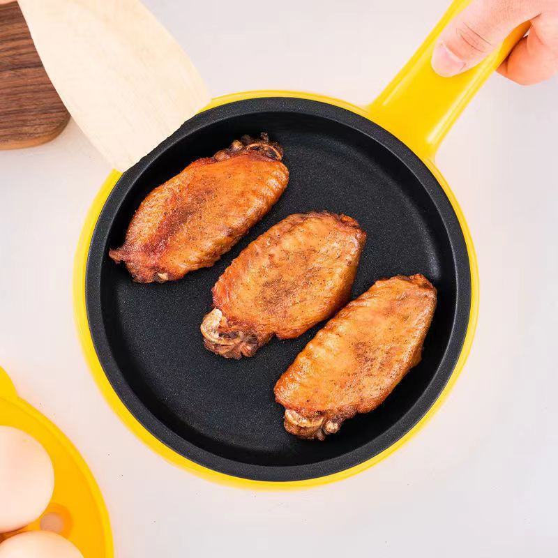 SunnyCrave · 2-in-1 Compact Electric Skillet & Egg Steamer