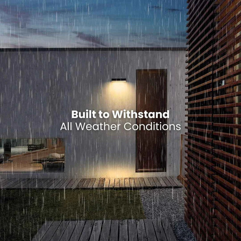 LuminaRail All-Weather Smart Solar Wall Light