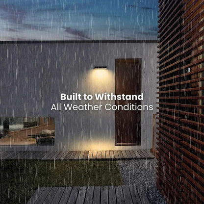 LuminaRail All-Weather Smart Solar Wall Light