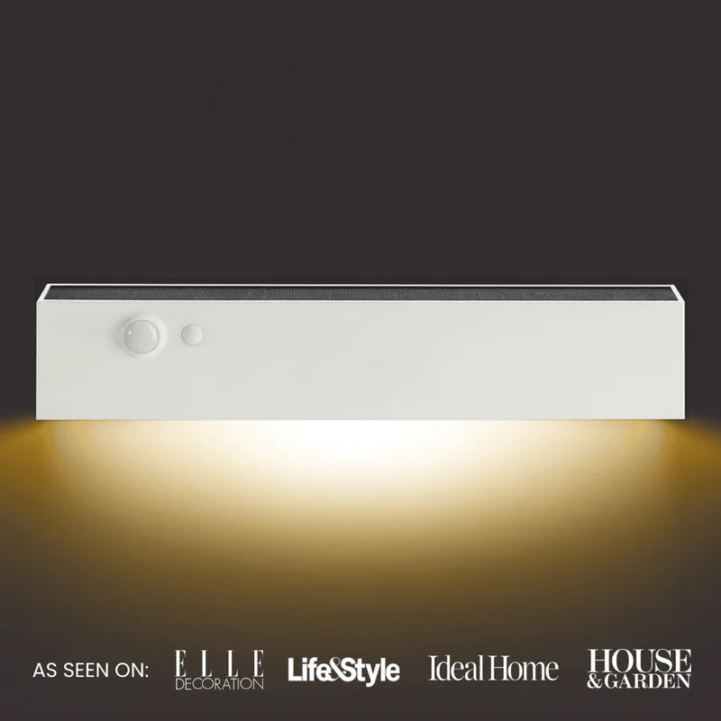 LuminaRail All-Weather Smart Solar Wall Light