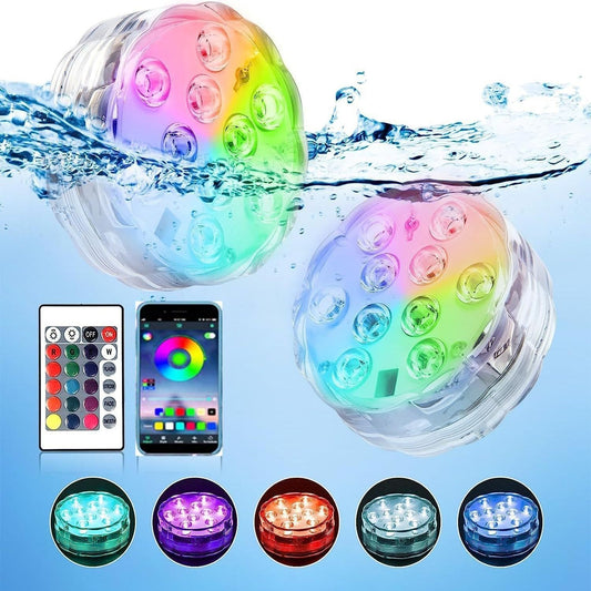 AquaGlow · Remote Controlled Submersible RGB Light
