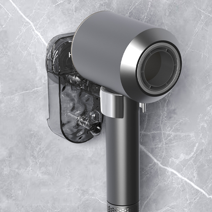 Suction Cup Hair Dryer Holder – No Drill Installation, 360° Rotation
