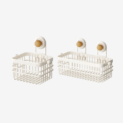 Iron Suction Storage Basket – Strong Hold & Drainage Design
