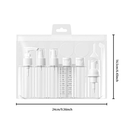 PET Travel Cosmetic Bottle Set – Compact & Portable