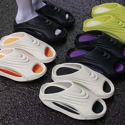 Trendy Sport Slides – Thick Sole, Non-Slip & Ergonomic Design