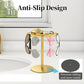 360° Rotating Metal Tray Storage Rack – Stylish & Practical