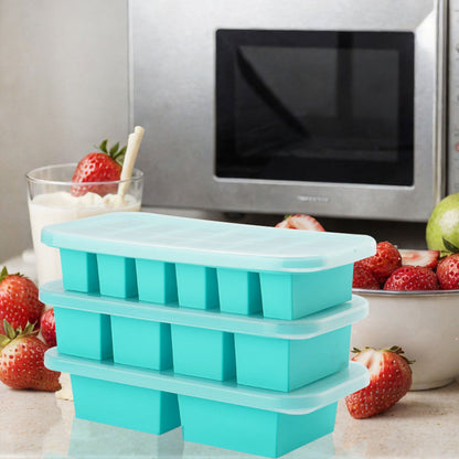 Silicone Food Storage & Freezer Trays:Easy-Release, Heat & Cold Resistant